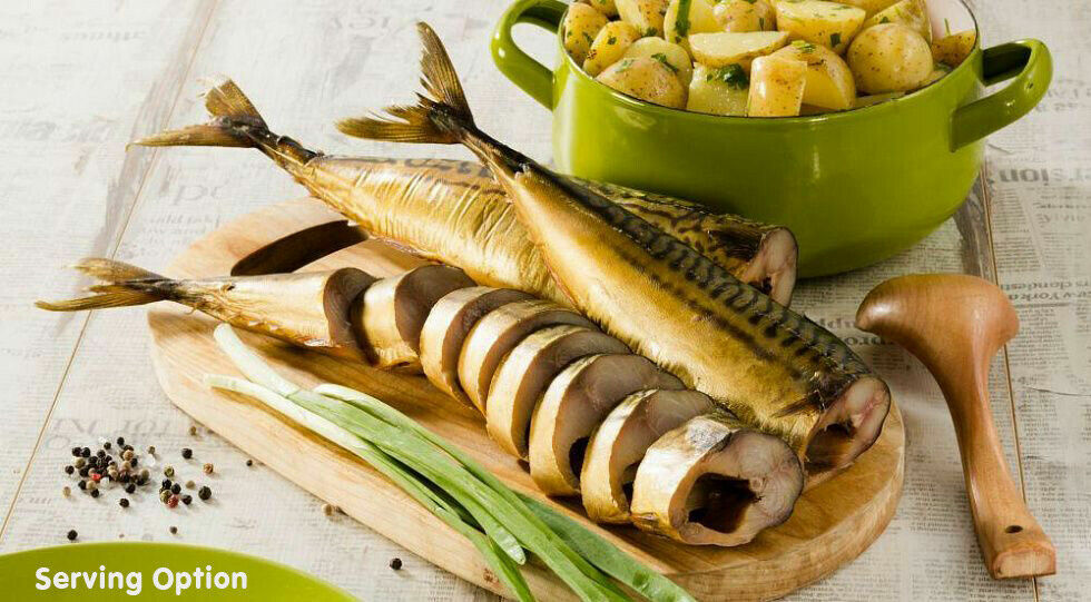 HOT Smoked Mackerel WHOLE -Wild Caught (14-17)oz for $17 !! US SELLER !!