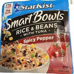 6 StarKist TUNA Smart Bowls Spicy Pepper 4.5 oz Pouch – Rice & Beans
