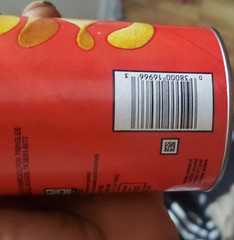 Pringles Packaged Snack Crisps Potato Chips Can 7 Servings 28g Pantry