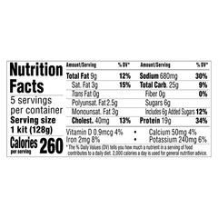 Starkist Chunk Light Tuna In Water Lunch To-Go, 4.1 oz., 5 ct.