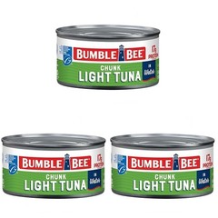 Chunk Light Tuna In Water 5 oz Cans Pack of 10 Wild Caught Skipjack Tuna 23g
