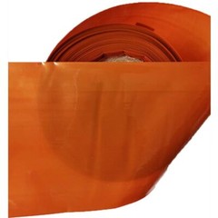 5/3/1Mx85mm Width Plastic Sausage Casings Brown for Salami Shell Maker Inedible