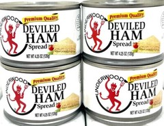 Underwood Deviled Ham Spread 4.25 oz ( Pack of 4 )~Exp 1/31/2027