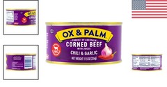 11.5 Ounce Chili & Garlic Corned Beef – Natural & Grass-Fed Delight