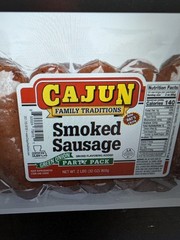 Cajun Family Traditions Green Onion Sausage 32 Oz (2 Pack)