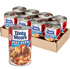 DINTY MOORE Beef Stew Ready To Eat Gluten Free No Preservative 15 oz 8 Pack