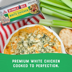 Premium White Chicken Breast with Rib Meat in Water – 19G Protein per Serving –