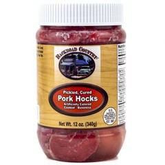 Backroad Country Fully Cooked Boneless Pickled Cured Pork Hocks in a Jar, 12 …