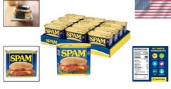 Versatile 12 oz Classic Canned Meat – Perfect for Breakfast, Lunch & Dinner