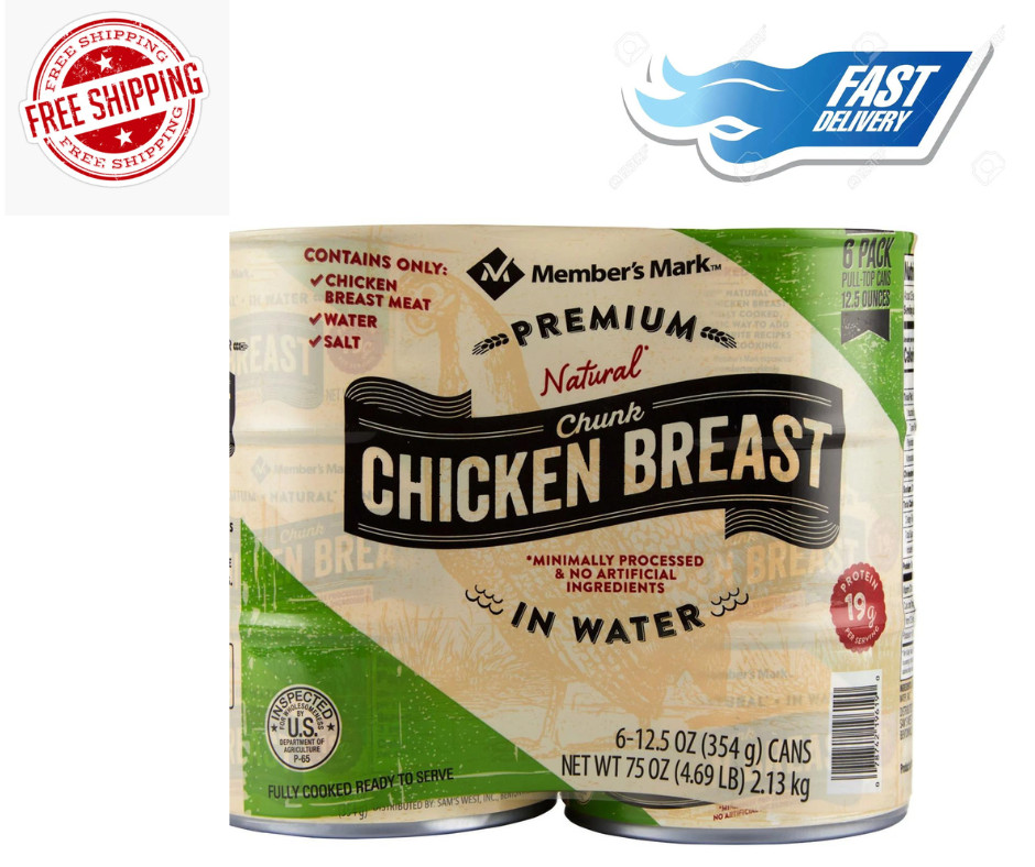 Member’s Mark Premium Chunk Chicken Breast {12.5 oz., 6 ct.}