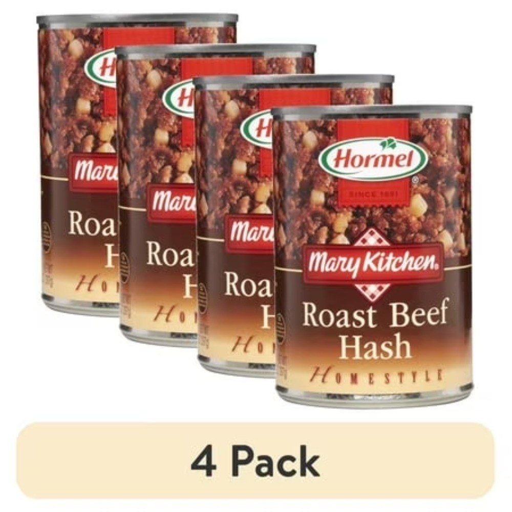 Roast Beef Hash Canned Food 14 oz Net Weight 4 Pack