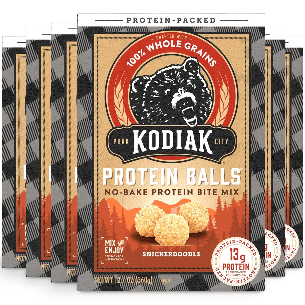 Oatmeal Protein Ball Mix, Snickerdoodle, High Protein, 100% Whole Grains, (Pa…
