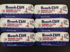 Wild Caught Herring Beach Cliff Kippered Snacks 3.53 Oz Can Sardines (6 CANS)