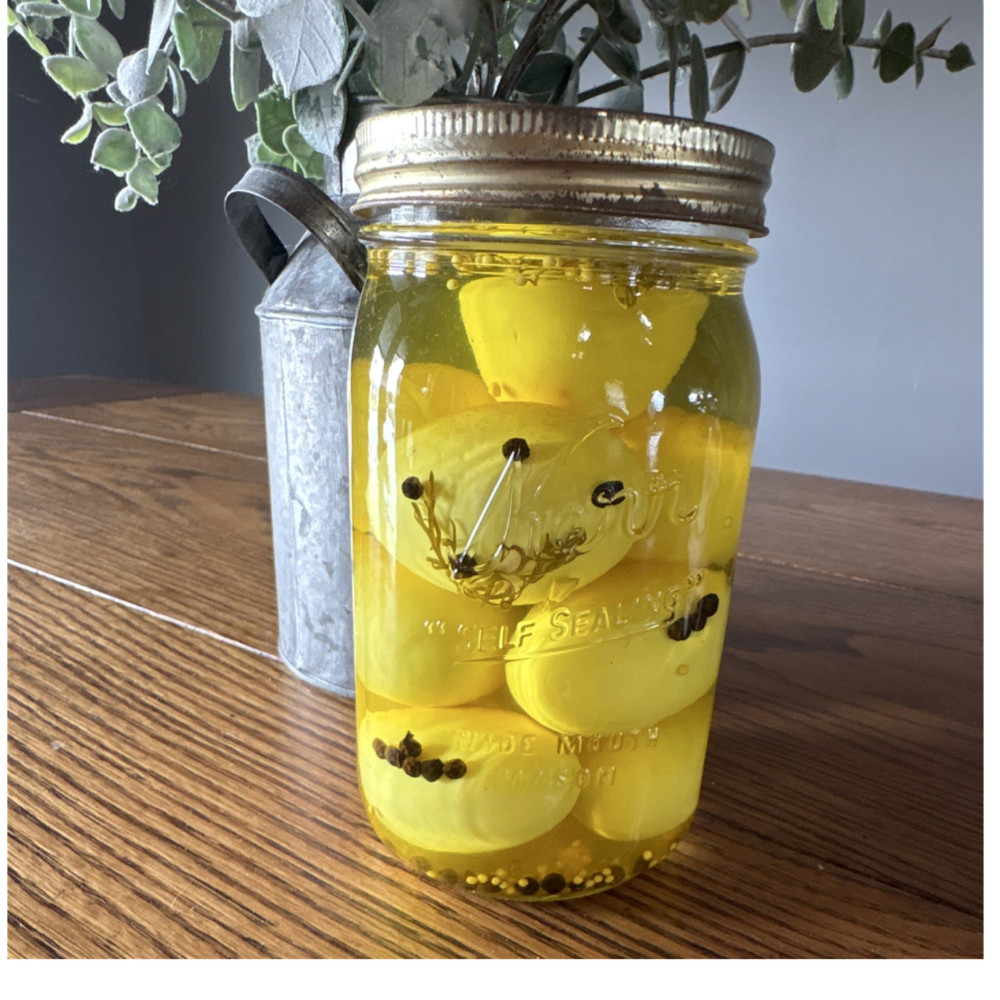 Staceys Homemade Pickled Eggs in Ball Mason Jar Pantry Style 2026
