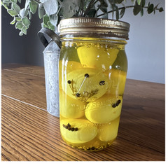 Staceys Homemade Pickled Eggs in Ball Mason Jar Pantry Style 2026