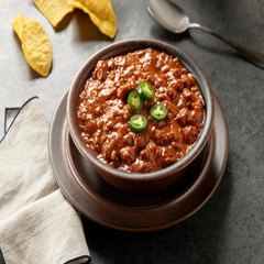 Chili Turkey No Bean Canned Chili, Shelf Stable, 15 Oz Steel Can