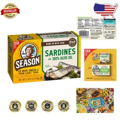 High Protein Sardines Olive Oil 24 Pack Wild Caught Keto Certified Kosher