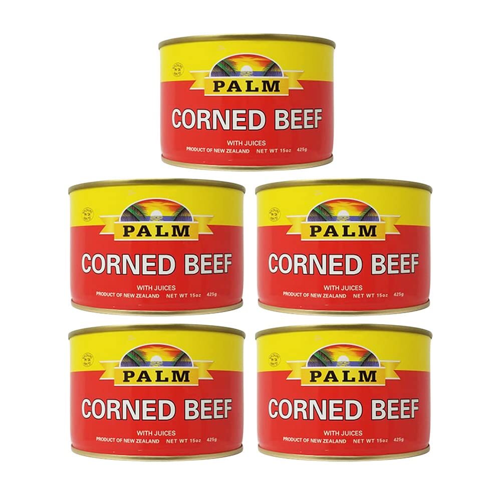 Palm Corned Beef 15 Ounce Pack of 5 Premium Quality Hearty Flavor