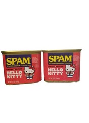 SPAM Hello Kitty Limited Edition 25% Less Sodium Pork Meat, 2-Pack 12 oz