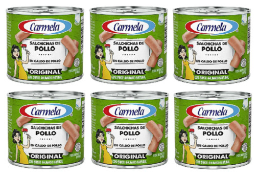 Carmela Chicken Vienna Sausage in Chicken Broth Original 6 Pack