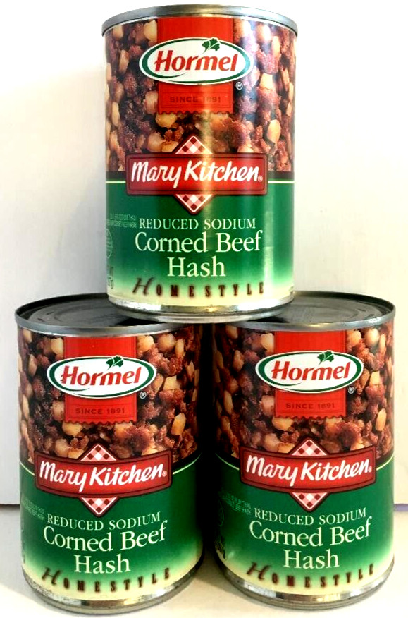 Hormel Mary Kitchen Reduced Sodium Corned Beef Hash 14 oz(Pack of 3)~Exp 11/2026