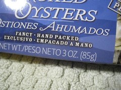 Roland Premier Smoked Oysters Petite FULL CASE OF 10 fancy 3oz. tins NEW FREESHP