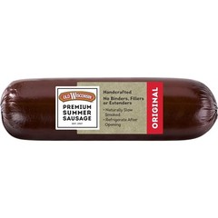 Naturally Smoked 8oz Summer Sausage – Handcrafted, Gluten-Free, High Protein