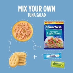 StarKist LunchToGo Mix Your Own Tuna Salad, Chunk Light Tuna Pouch, 4.5 Ounce…