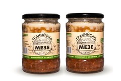Pork appetizer glass jar can 2 pieces handmade Bio Natural