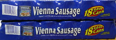 Armour Vienna Sausage 4.6 oz, 2x 18 ct. ~ 36 cans ~ 04/2025 Labeled for Resale
