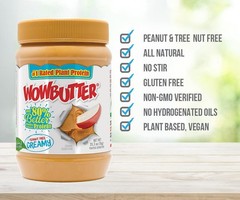 – Creamy Peanut & Tree Nut Free Spread – 1 Jar – 35.3oz – Whole Toasted Soy -…