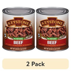 All Natural Beef in Cans 28 Ounce Bulk Pack of 2 Canned Meat