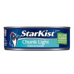 25% Less Sodium Chunk Light Tuna in Water – 5 oz Can (Pack of 24)