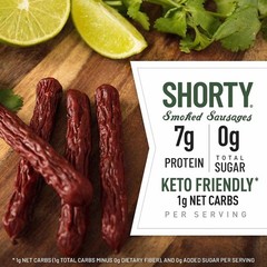 Duke’s Pork Chorizo & Lime Smoked Shorty Sausages – 5 oz, 7g Protein