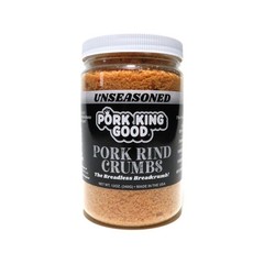 Pork King Good Unseasoned Pork Rind Breadcrumbs Low Carb Keto Paleo, Gluten-Free