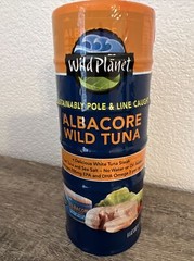 12 Wild Planet ALBACORE WILD TUNA & Sea Salt Only! NO FILLERS Pole & Line Caught