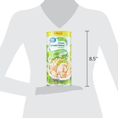 Great Value Chunk Chicken Breast, 12.5 Ounce Can (4 Pack)