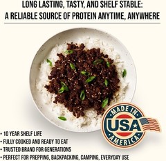 Yoder’s Canned Ground Beef – Shelf Stable Hamburger – Canned Meat with 10 Yea…