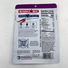 Bumble Bee Spicy Thai Chilli Seasoned Tuna Wild Caught Gluten Free Pack of 4