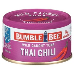 (16 pack) Thai Chili Flavored Light Tuna, Wild Caught, Gluten Free, 14g Protein