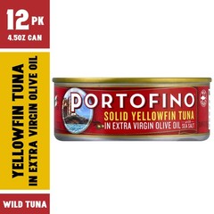 Solid Yellowfin Tuna In Extra Virgin Olive Oil – 4.5oz Can (Pack of 12)