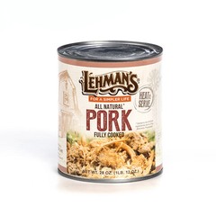 Lehman’s All Natural Canned Meat, USA Made Ready to Eat, 28 oz, Case of 12