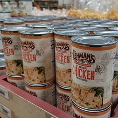 Lehman’s All Natural Canned Meat, USA Made, 14.5 oz, Case of 24, Chicken