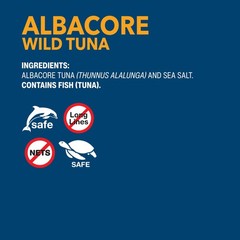 (3 pack) Wild Planet Albacore Wild Tuna with Sea Salt, 5 oz Can
