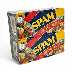 Spam Luncheon 12 Oz Meat with 25% Less Sodium – 8 Pack – Expiration 06/28