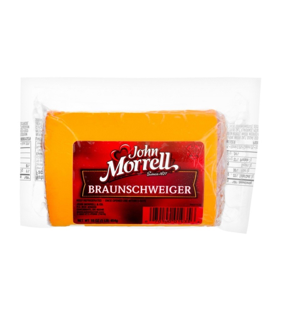 John Morrell Braunschweiger 16 Oz (4 Pack)