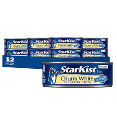 Chunk White Albacore Tuna in Water (Pack of 12), 5 Ounce Cans – Wild Caught, Hig