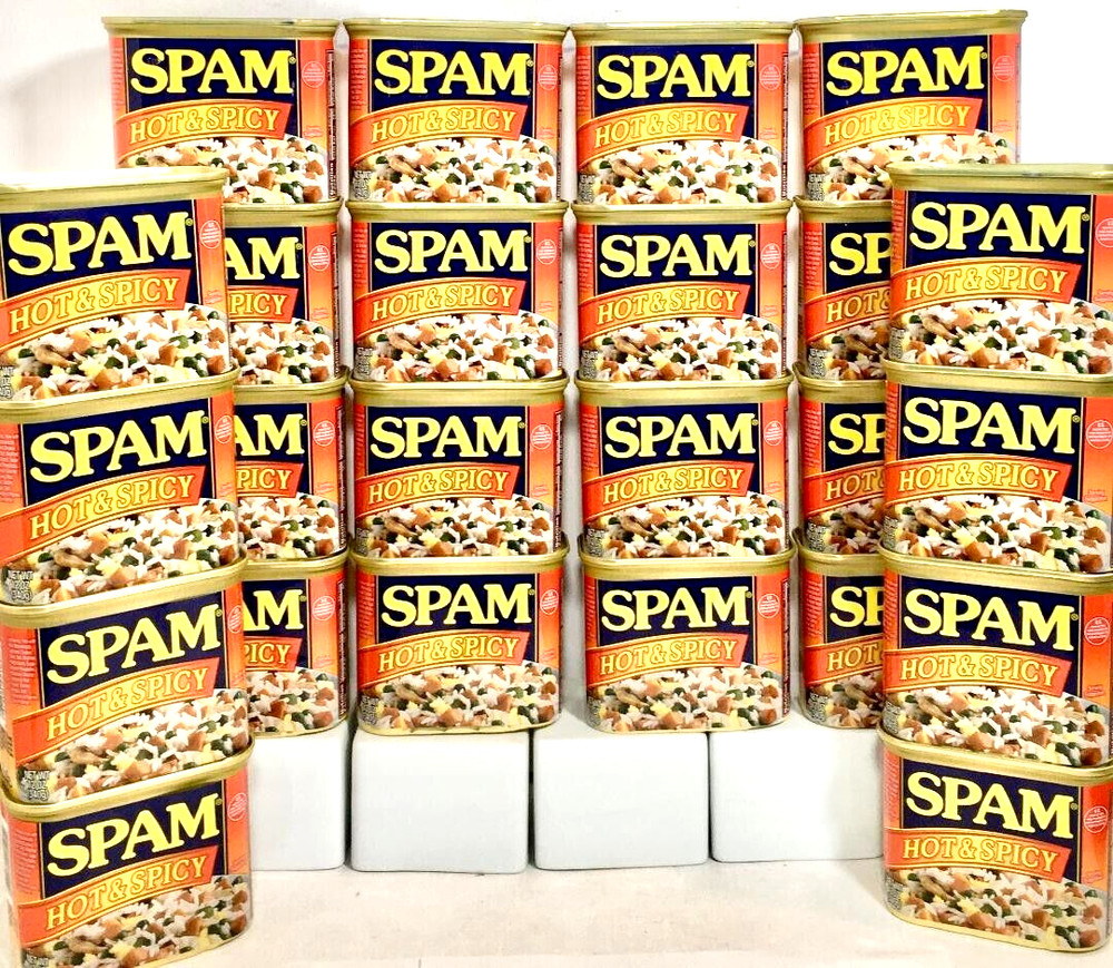Spam Hot & Spicy Luncheon Meat 12 oz ( Pack of 24 )