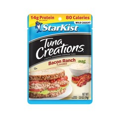 StarKist Tuna Creations Bacon Ranch Pouch 2.6 oz 24 Pack Wild Caught, 14g Pr…
