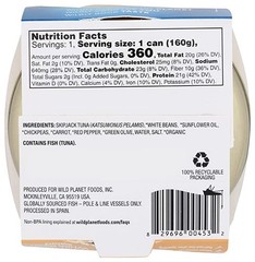 Wild Planet Wild Tuna White Bean Salad, 5.6 oz